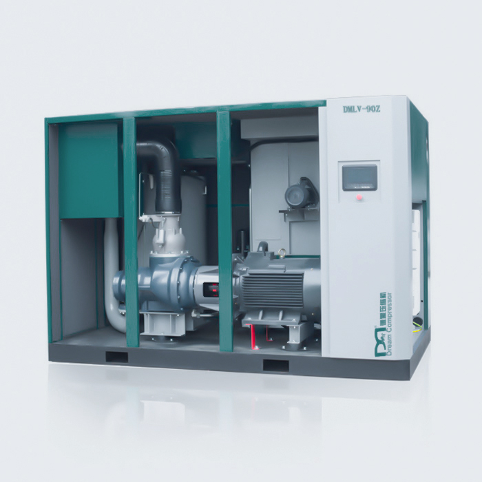 Single Stage Low Pressure Permanent Magnetic Variable Speed Screw Air Compressor (PM VSD)
