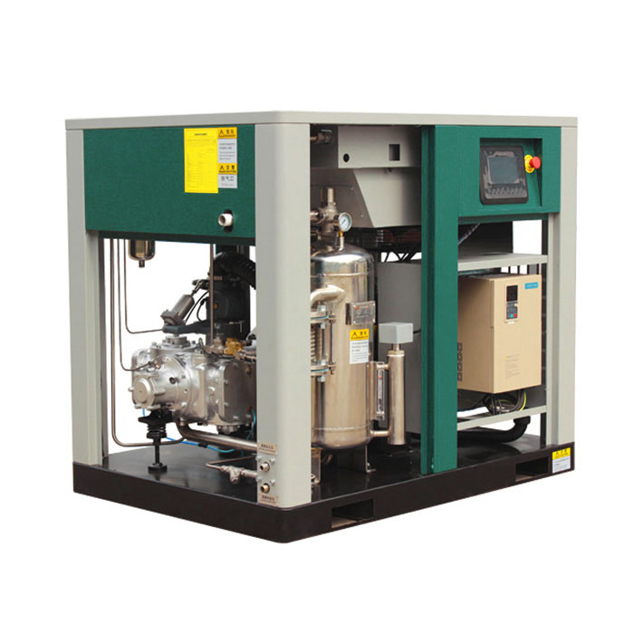 Oil Free Water Lubricated  Variable Speed VSD Rotary Screw Air Compressor