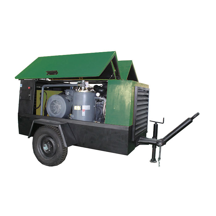Electrical Mobile Screw Air Compressor (8-18 bar)